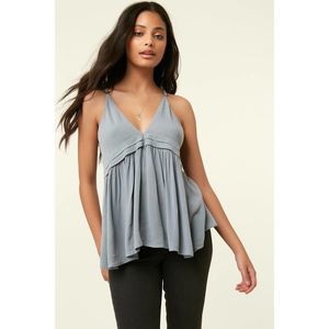 NEW O'Neill Santos Solid Top Blue S